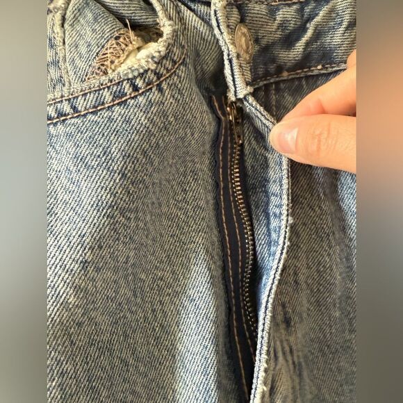 Zara TRF LONG DENIM SKIRT Size L - Picture 6 of 8